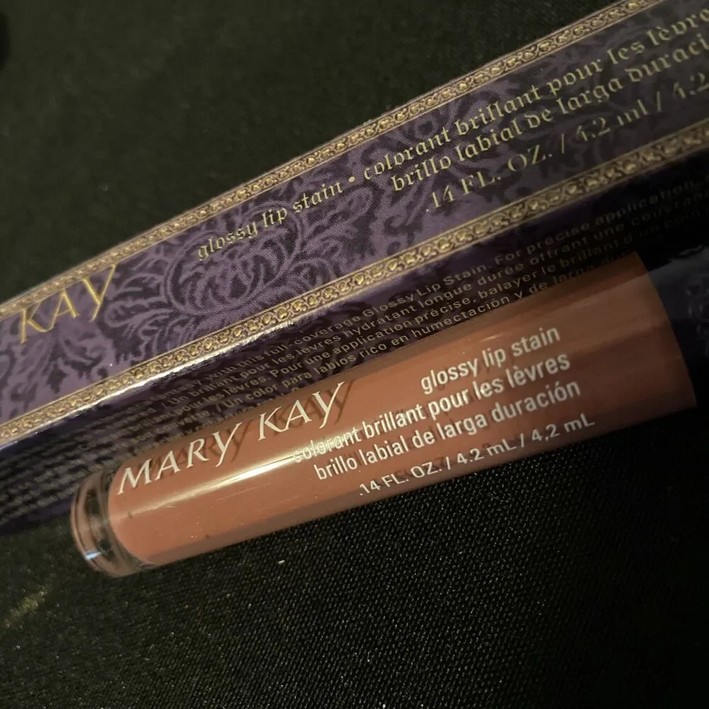 Mary Kay Glossy Lip Stain Enchanted Mauve Pink Lip Color
